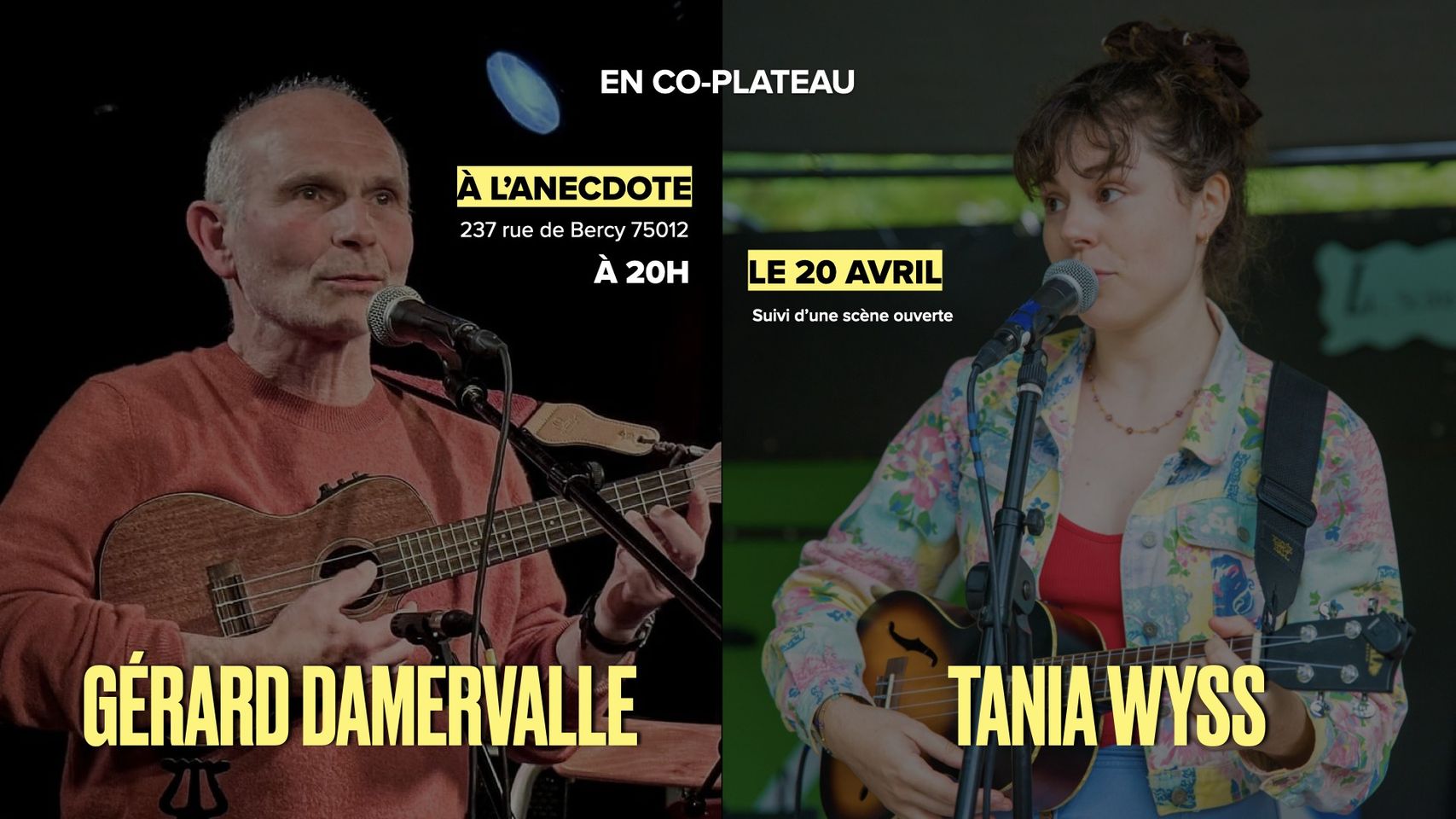 Gérard Damervalle et Tania Wiss à l’Anecdote – 75