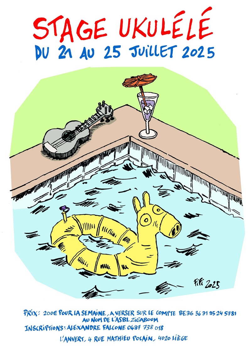 Stage d’ukulélé avec Alexandre Falcone – Liège