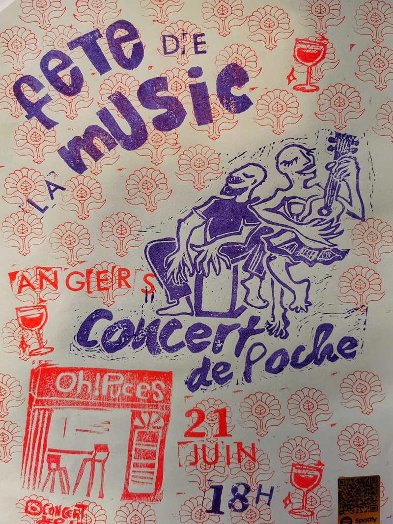 Fête de la musique avec Concert de Poche – Angers (49)