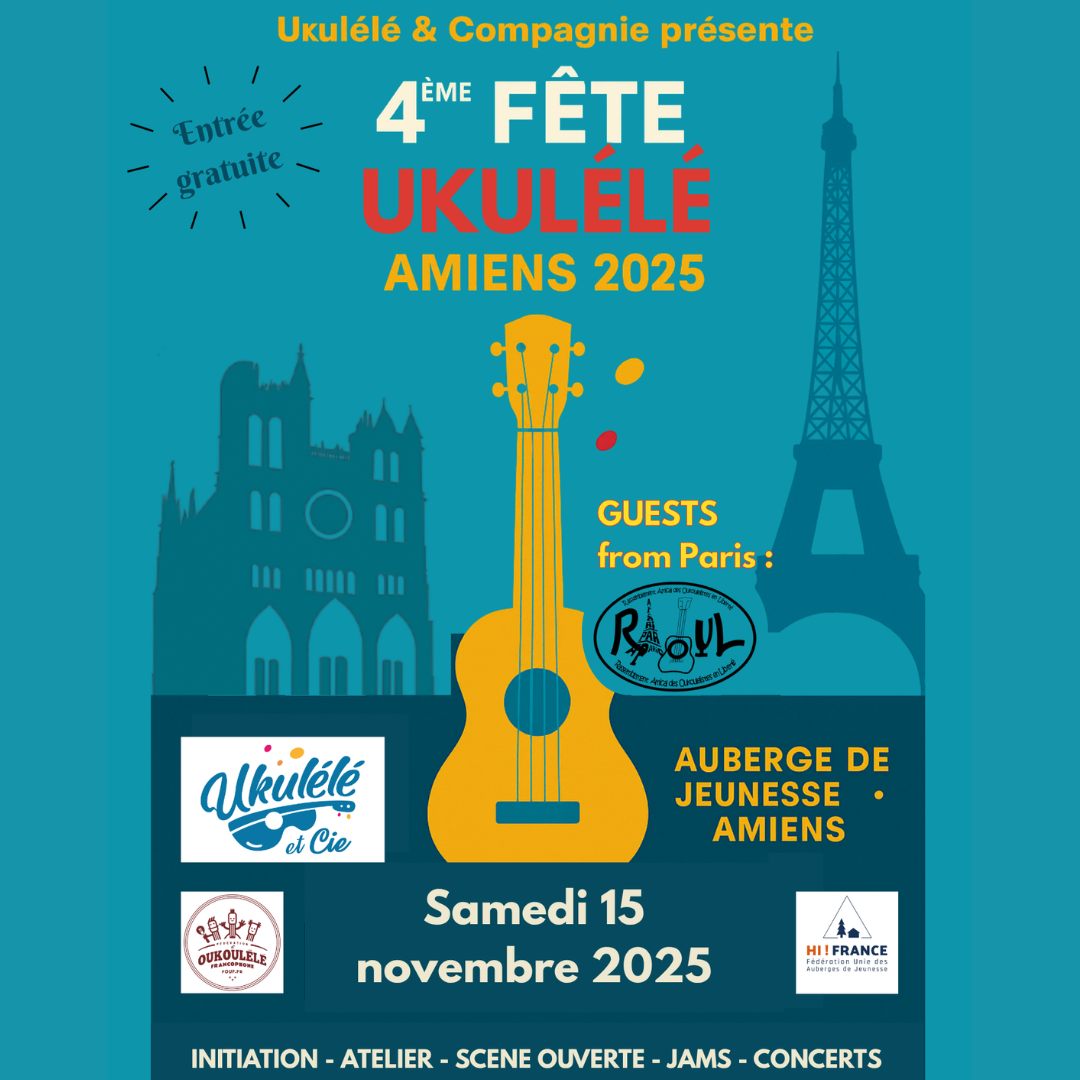 Fête de l’ukulélé à Amiens (80)