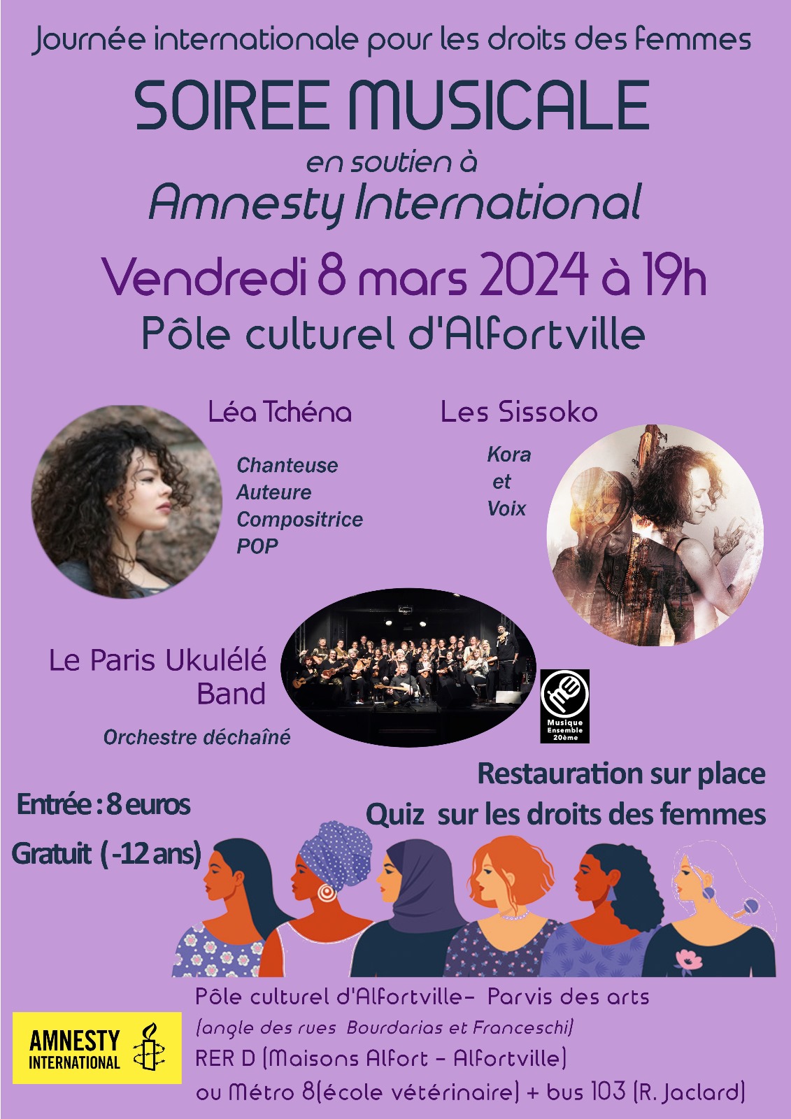 Paris Ukulélé Band – Journée des droits des femmes – 94